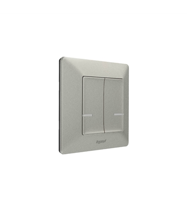 Interruptor Duplo sem fios Aluminio - Valena - Legrand #1 - LEG3268