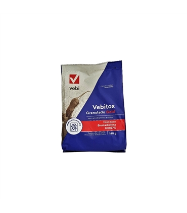Isco venenoso p/ ratos 140gr Vebitox granulado gold - SPD1868