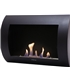 Lareira  de Bioetanol frente redonda preto - Inox classic B - AQE1452