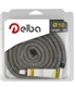 Corda fibra vidro preto+cola 12mm x 2,5mt- DB-695/12 -Delba - AQE1600
