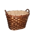 Cesto castanho p/ lenha - AQE1420