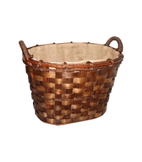 Cesto castanho p/ lenha - AQE1420