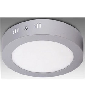 Aplique plafon inox PVC 11W/ GX53 /ESL- 32054 Iluminame - ILU1041