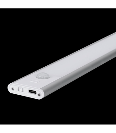 Luz armario LED c/ sensor USB 1,2W 400mm - ASCAB400C3 - Aslo - ILU1916