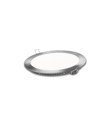 Downlight LED Neutra Redondo Prata c/sensor 18W 4000k -Matel - ILU1780