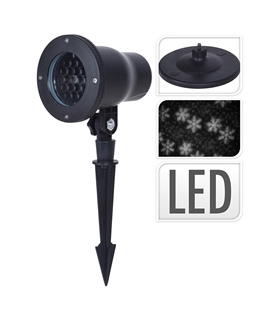Projector Led efeito tempestade floco neve IP44 - ILU1845