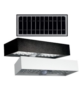 Aplique solar c/ sens. LED IP65 900lm preto - 81.773/1/N -DH - ILU1925