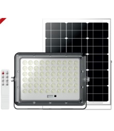 Projector solar c/ com. LED IP65 5000lm- 81.746/5500/SOL -DH - ILU1936