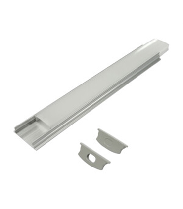 Perfil superficie convexo p/fita Led 12mm 2mt - 81.089/2 -DH - ILU1970