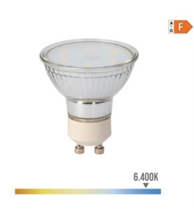 Lampada Dicroica vidro Led GU10 5W 400lm 6400lumens - LAM1797