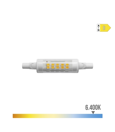 Lampada Lineal Led 78mm R7s 5.5W 660Lm 6400K - LAM1799