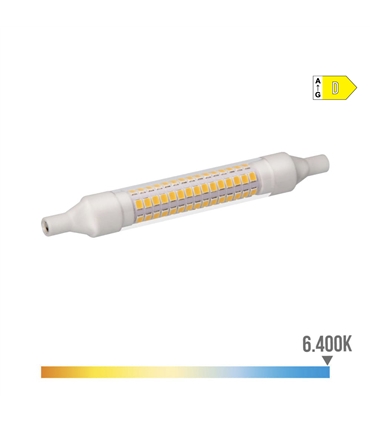 Lampada Lineal Led 118mm R7s 9W 1100Lm 6400K - LAM1800