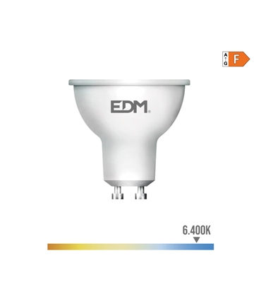 Lampada Dicroica Led GU10 8W 6400K - 35386 - Edm - LAM1832