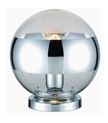 Candeeiro mesa chrom bola 60W/ E27-15813T Iluminame - ILU1256