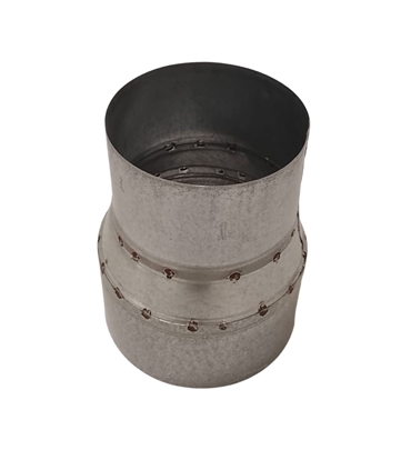 Reduçao galvanizada - 120mm x 80mm - CAN3368