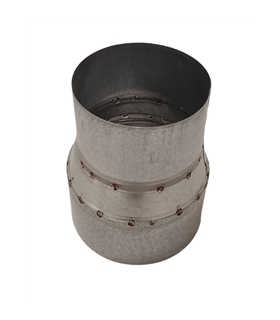 Reduçao galvanizada - 125mm x 120mm - CAN2971