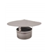 Chapeu galvanizado s/ aba - 150mm - CAN2956