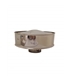 Chapeu inox c/ aba - 110mm - CAN1727