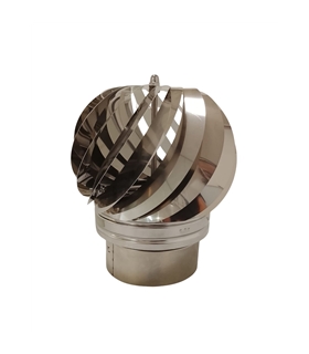 Ventilador eolico inox 200mm - CAN2927