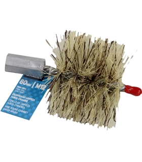 Escovilhão limpa chaminé Sisal - 80mm - 68232 - Mader - GNN6614