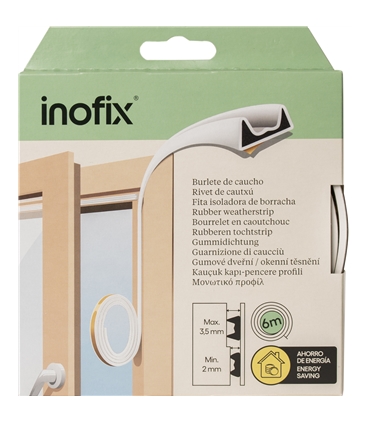 Fita isoladora borracha ades. Br. "K" 6 Mts - 2115.2 Inofix - INO1014