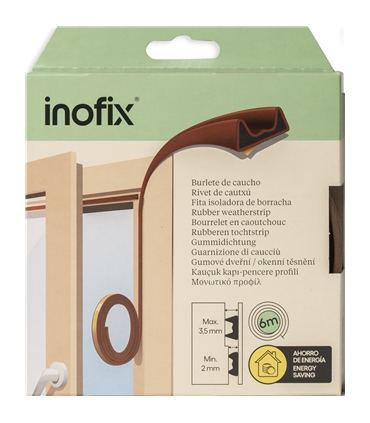 Fita isoladora borracha ades. Cast. "K" 6 Mts 2115.4 Inofix - INO1015