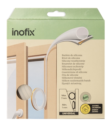 Fita isoladora silicone ades. transp. 6 Mt 2110.0 Inofix - INO1012