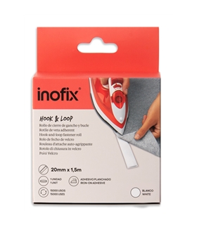 Fita velcro ades. termica 20mmx1,5mt branco - 2145-2 -Inofix - INO1469
