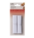 Fita velcro adesiva 20mmx10cm branco 4un - 2143-2 - Inofix - INO1465