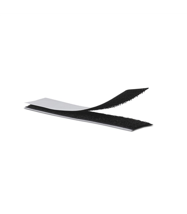 Fita velcro adesiva 20mmx10cm preto 4un - 2143-3 - Inofix - INO1466