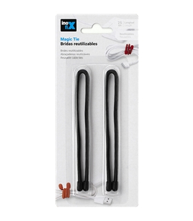 Abracadeira reutilizav. Magic Tie 25cm 2un- 7006-0 -Inofix - INO1494