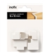 Angulo interior p/calha 16x10mm preto - 3423-8G - Inofix - INO1483