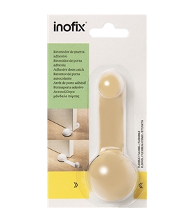 Batente de porta adesivo giratorio bege 2035-6 Inofix - INO1261