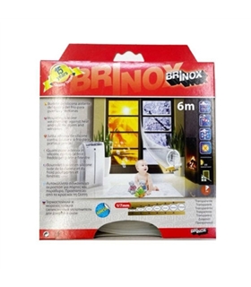 Fita Veda-Portas adesiva transparente 6mt - B8255-0H -Brinox - BRI1098