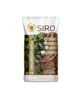 Sirio Decor Gold casca de pinheiro 15-25mm - 20 Lts SRDG220 - JAR1218