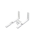 Suporte Microondas Branco  Ajustavel - 305-450mm - AMI1189